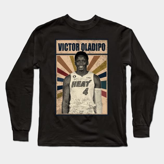 Miami Heat Victor Oladipo Long Sleeve T-Shirt by RobinaultCoils